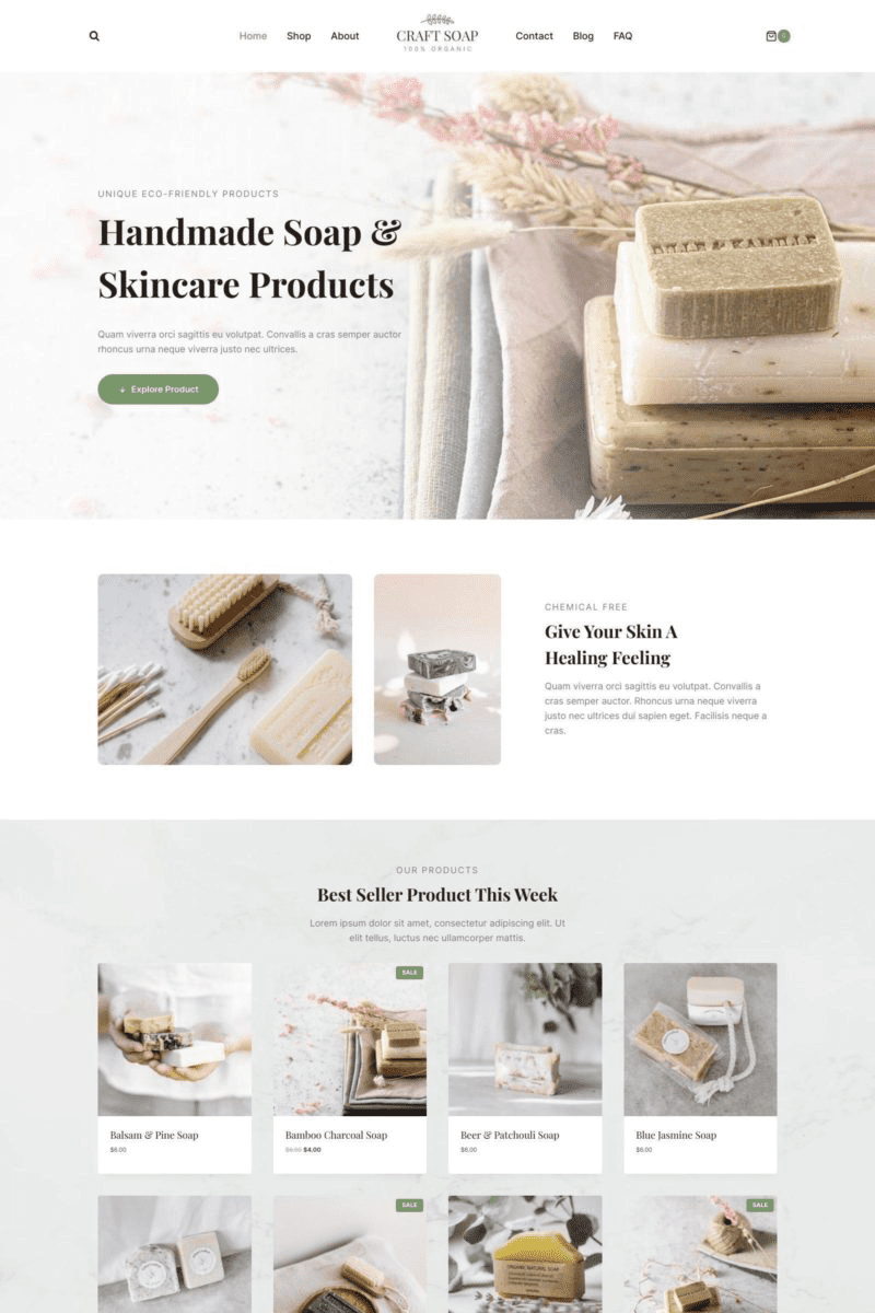 Soap Store Template